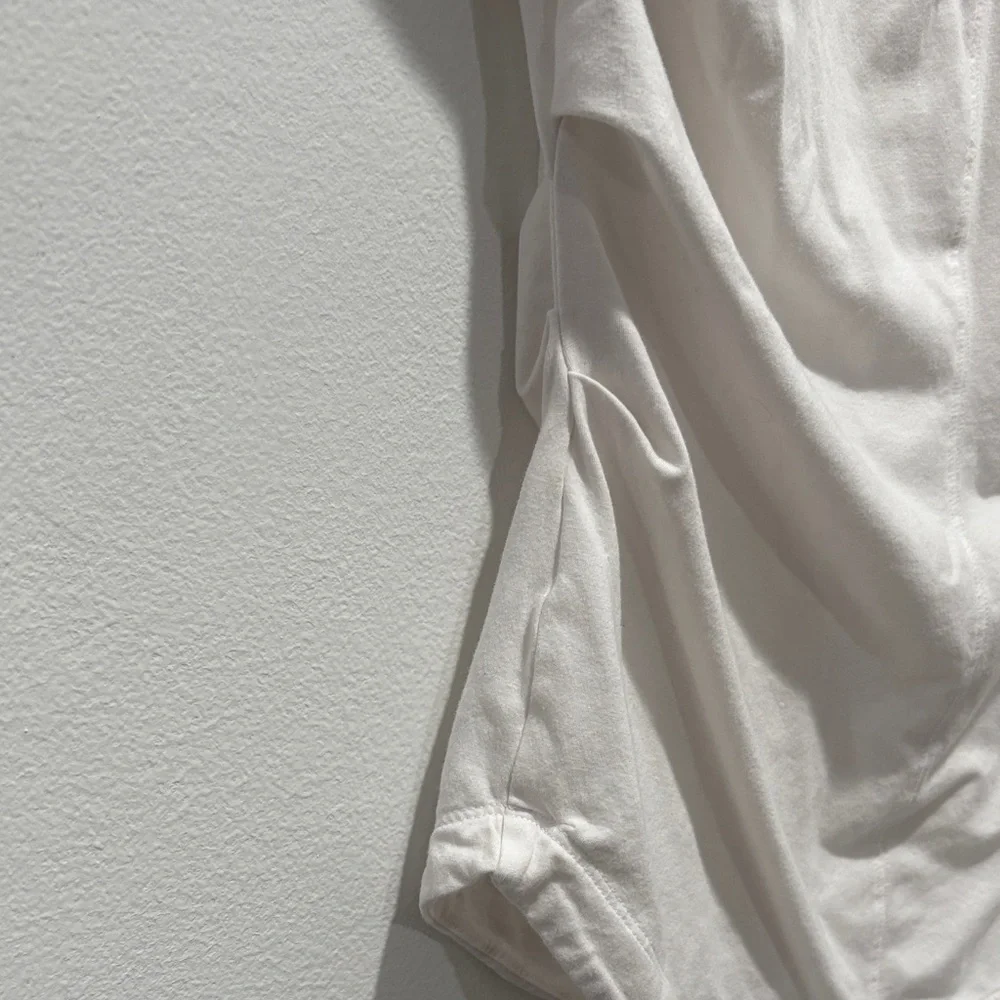 Athleta Women's Classic White Short Sleeve Tee - Picture 5 of 5